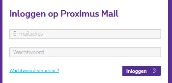 Proximus webmail
